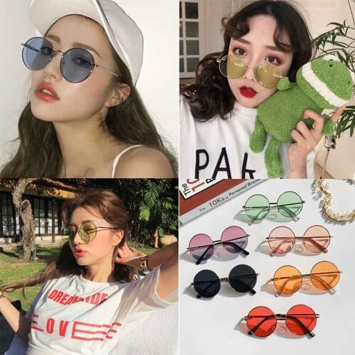 Fashion Retro Round Sunglasses Women Kids anti uva sunglasses UV400 man Woman unisex Driver Car Accessories