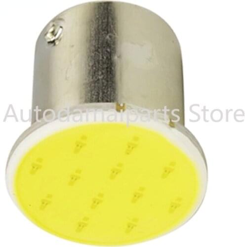 1x P21W 1157 Bay15d 1156 BA15S P21W LED Turn Signal Bulb COB Car Interior Light Parking Reverse Back Brake Lamp Super Bright 12V