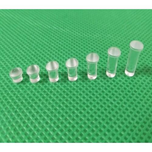 100PC 4MM Clear color Round LIGHT PIPE PNL MNT 2.54MM-42MM LONG FOR 4MM Led Diode LED Tube Lampshade Replace PLP5-2