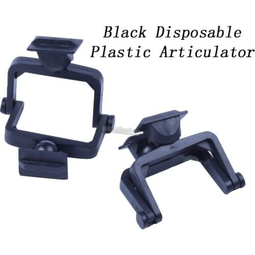 100Pcs Plastic Disposable Articulator Dental Lab Ceramco Articulator Black