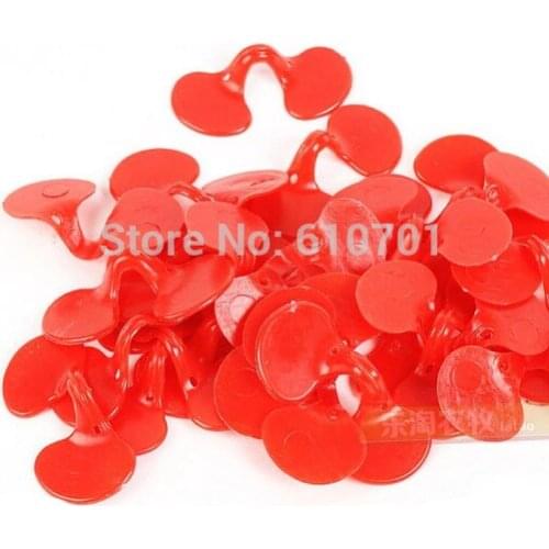 1000x Creative Chicken Glasses Eyes Mask Blinder Protector without Hole Avoid Hen Pecking Plastic Medium Adapt to 0.5-2.25kg