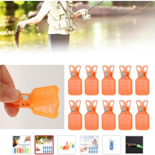 10x Durable Squid Jig Protector PVC Octopus Hook Cover Clip Clamp Lures Wrap Squid Octopus Cuttlefish Hook Safety Caps