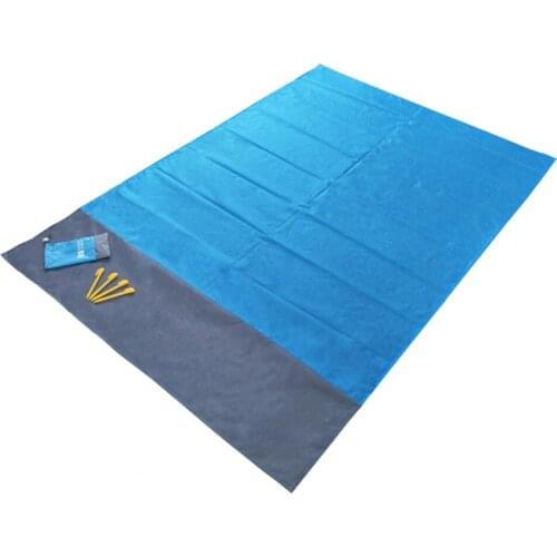 2M*1.4M Waterproof Beach Blanket Outdoor Portable Picnic Mat Camping Ground Mat Mattress Camping Camping Bed Sleeping Pad