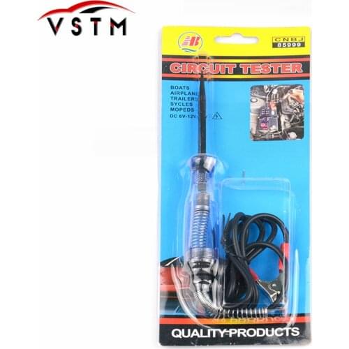 2019 Universal Auto Car Truck Motorcycle Circuit Voltage Tester Test Pen DC 6V-24V Electrical Automotive Tester Free Shipping