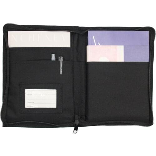 Car Oxford Cloth Multi-Pocket Portable Document Storage Bag Glove Box Manual Registration Card Storage Bag