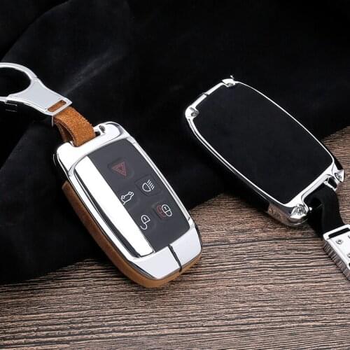Car Key Case Cover Fob Keychain For Land Rover A9 Range Rover Sport 4Evoque Freelander2 Discovery5 For Jaguar XEXJXJL XF C-X16