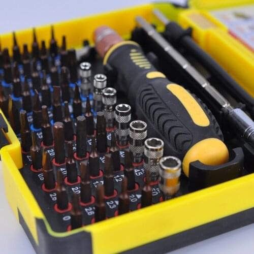 Interchangeable Magnetic 55 in 1 Multipurpose Precision Screwdriver Set Repair Tools for Cellphone PC