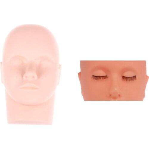Eyebrow Lip Tattoo Practice Human Mannequin Head Face Skin Accessories Mannequin Head Face Skin 3D Microblading Permanent Makeup