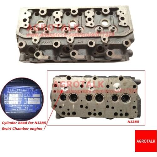 The cylinder head (swirl chamber type) for Fengshou Lenar 254 II 274II tractor with NJ385, part number :NJ385.01.201