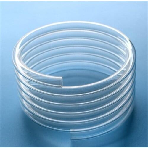 Hot selling customized clear quartz coil tube for Muffle furnace