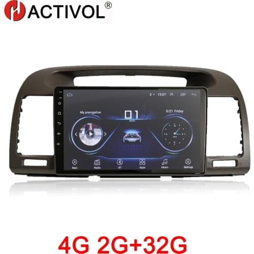 HACTIVOL 2G+32G Android 9.1 Car multimedia for Toyota Camry 2002-2006 car dvd player gps navigation car accessory 4G internet
