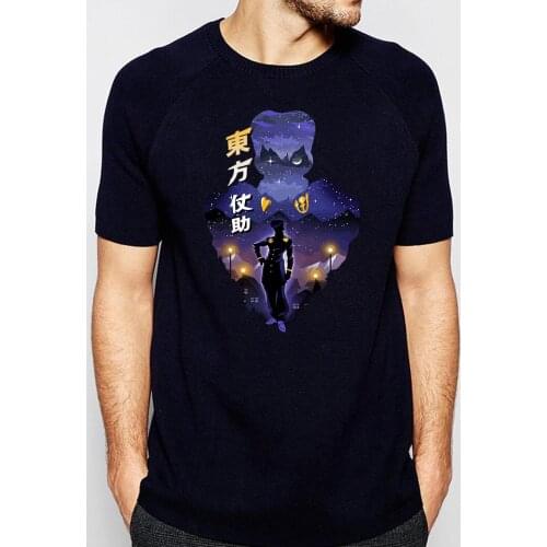 Josuke Crazy Diamond Men T Shirts 2020 New Arrival Mens Streetwear Cotton Tshirt Japan Anime Jojo Harajuku T-Shirt Summer Tops