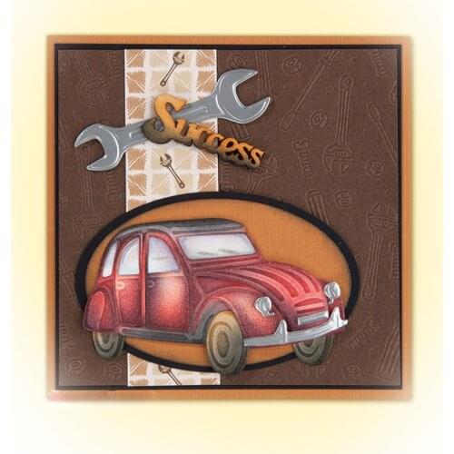 Cool Car Toy Metal Cutting Dies Stencils For DIY Scrapbooking Decorative Embossing Cards Handcraft New Die Cut Template 2019