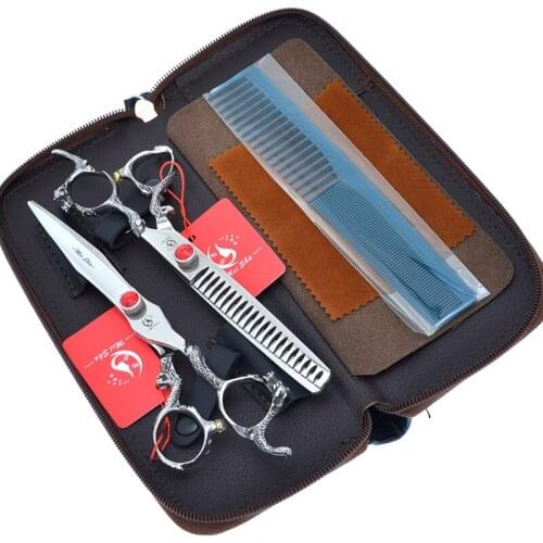 Meisha 7.0" Hair Cutting Thinning Styling Tool Hair Scissors Salon Hairdressing Shears Professional Dog Hair Cut Clippers A0164A