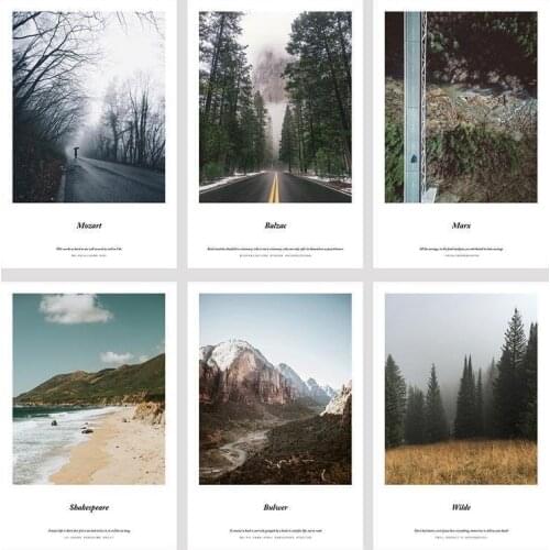 New Nordic Modern Simple Oil Painting Natural Landscape No Frame Decorative Painting Living Room Wall Art Canvas Home Decor