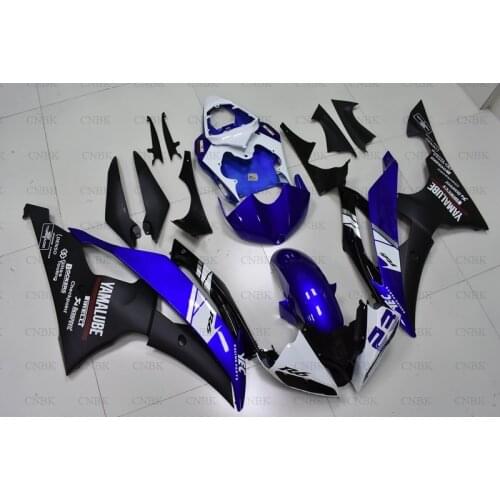 Fairing for YAMAHA YZFR6 08 09 for YAMAHA YZFR6 Fairing 2011 YZF R6 Abs Fairing 2008 - 2015 Blue Black