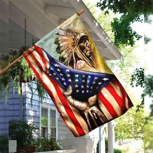 Native Flag 3D Full Printing Garden Flags Hanging House Flag Garden Flag Decoration Double-sided Printing 06