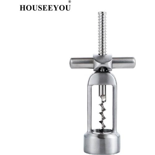 Stainless Steel Cross-shaped Red Wine Opener Bottle Opener Screw Waiters Champagne Bottle Opener Corkscrew Cork Puller Remover