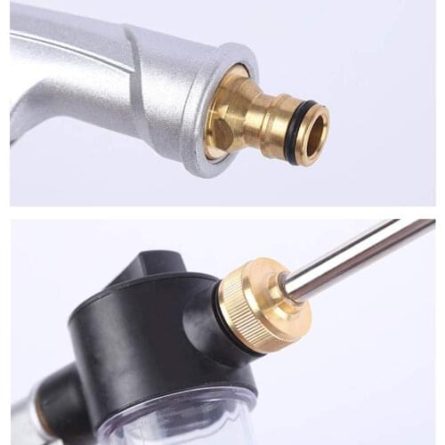 High Pressure Water Spray Gun Hose Garden Watering Nozzle Sprinkler Foam Cleaning Water Gun Car Washing Machine Dropship