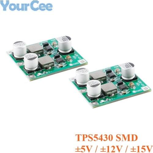 TPS5430 SMD Switch Power Supply Module 5V 12V 15V Switching Low Ripple Positive and Negative Dual Power Supply Board