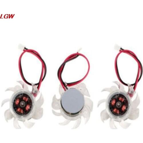 35mm 12V Clear Plastic Computer VGA Video Cooler Card Cooling Fan
