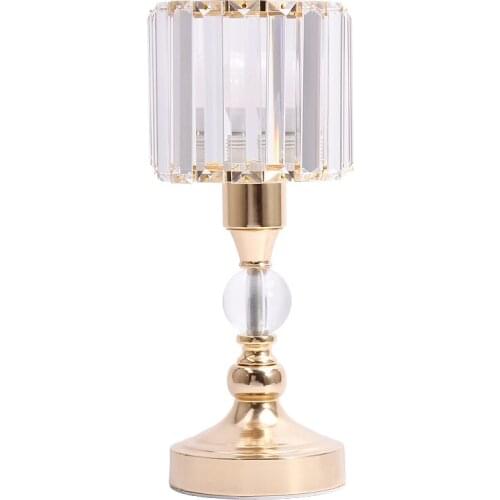 Modern Crystal Warm Table Lamp For Living Room Bedroom Dining Room Creative SimplicityModern Crystal Table Lamp