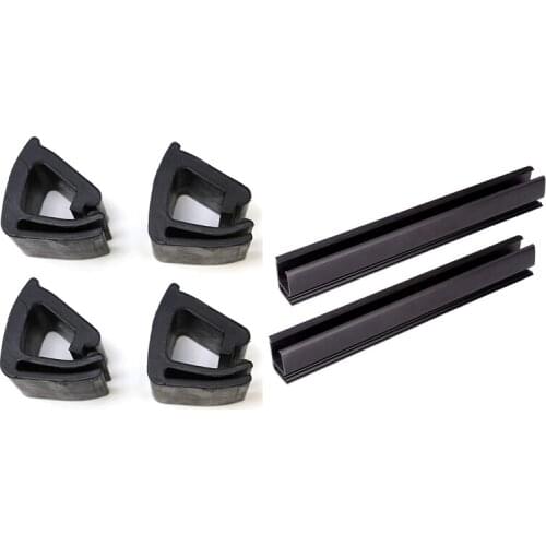 Golf Cart Windshield Retaining Clips for EZGO Club Car with 2 Pcs Windshield Sash for Club Car DS & Precedent Golf Cart
