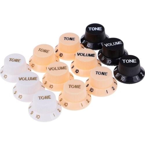 1Set New Guitars Strat Knob 1-Volume 2-Tone Control Knobs For Guitar