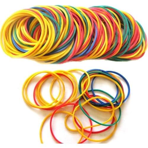 Hot 100Pcs Colorful Elastic Rubber Bands For Tattoo Gun Machine Supplies