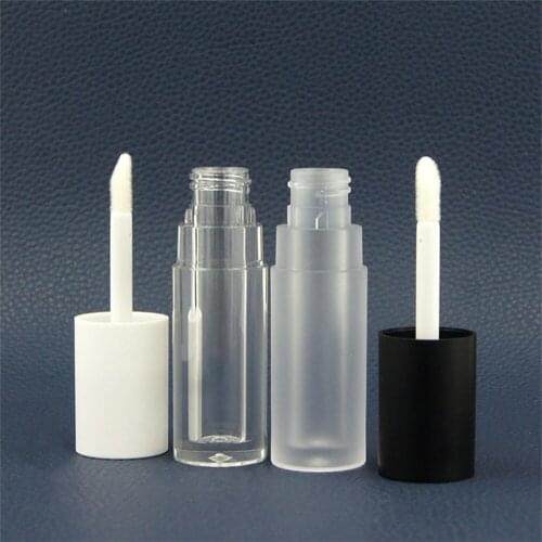 2ml Mini Lip Gloss Tube Empty Plastic Round Scrub Lip Balm Refillable Bottle DIY Portable Travel Women Cosmetic Makeup Container