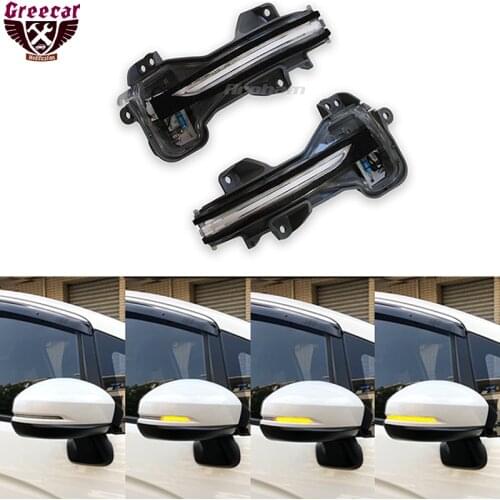 2pcs Dynamic Blinker Led Turn Signal Lights Flowing Rear View Mirror Lights Indicator Car Accessories For Honda Accord CRV Fit