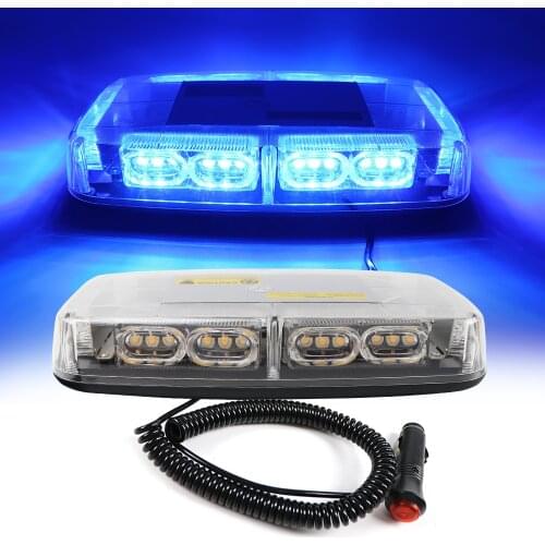 36W Police fireman car truck Roof top flashing Signal lights beacon warning emergency LED strobe light bar magnetic base