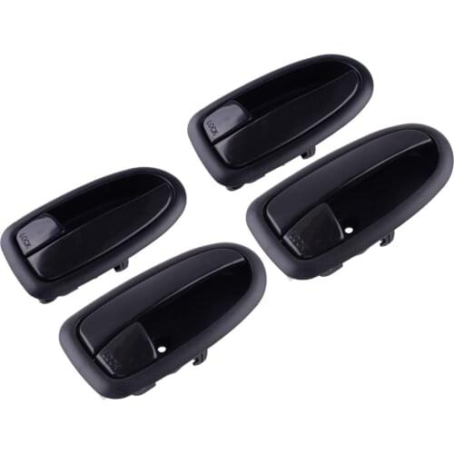 4Pcs Black Car Interior Door Handle Catch Fit for Hyundai Matrix Lavita 2001-2006 2007 2008 2009 2010 82610-17010 82620-17010