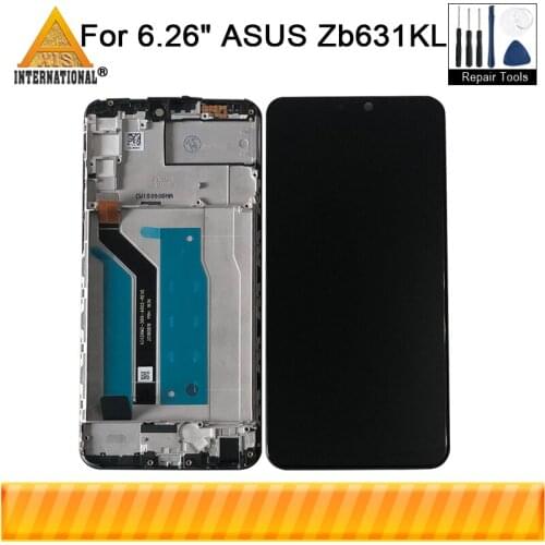 6.26"Original Axisinternational For Asus Zb631KL LCD Display Screen+Touch Panel Digitizer With Frame For Asus Zb6301KL Display