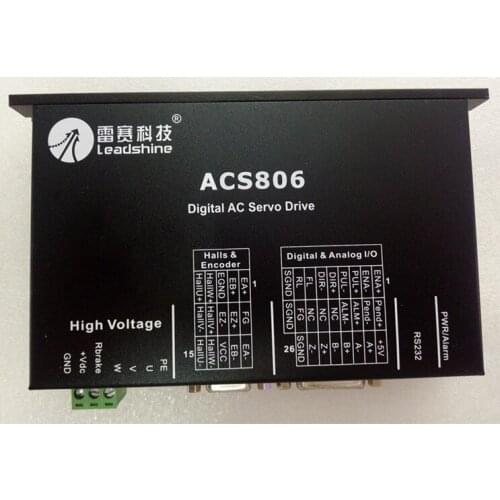 ACS806 Leadshine 400W brushless DC servo motor drive 20-80VDC 6A ACS806 Leadshine 400W brushless DC servo motor drive 20-80VDC