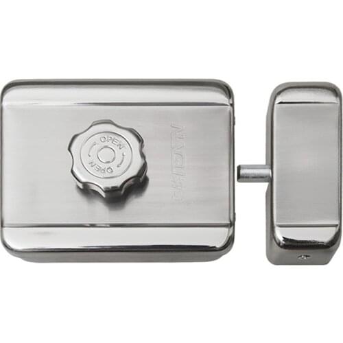 Mute electronically controlled lock motor lock