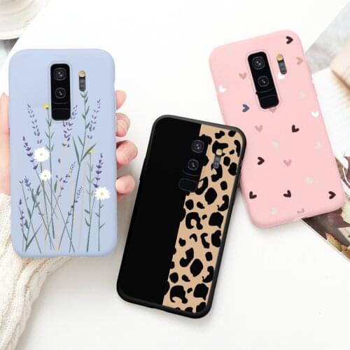 Case For Samsung Galaxy S9 Plus s9 plus Phone Fundas Flame Capa For Samsung S 9 Plus s9plus Butterfly Flower Phone Cover 6.2"