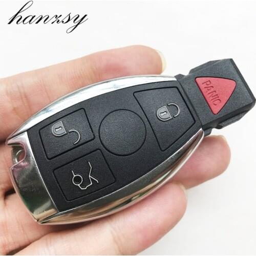 3+1/4 Button Remote Key Fob Case For Mercedes Benz E C Class C230 C240 C280 C30 AMG 2002 2003 2004 1998-2005 BGA Smart Key shell