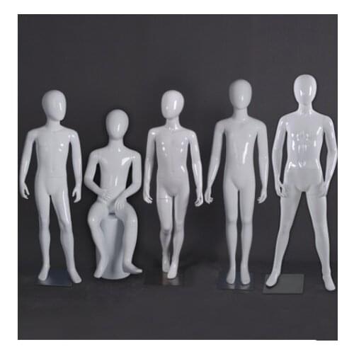 New Arrival Full Body Fiberglass Child Mannequin Child Model For Clothes Display
