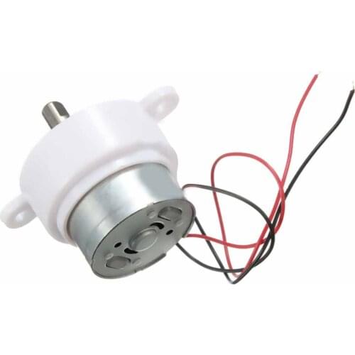 DC 12V Electric Brushless DC Motor High Torque Gear Motor Geared Box S30K Reduction Motor 14RPM 2 Wires for Electronic Toys Fan