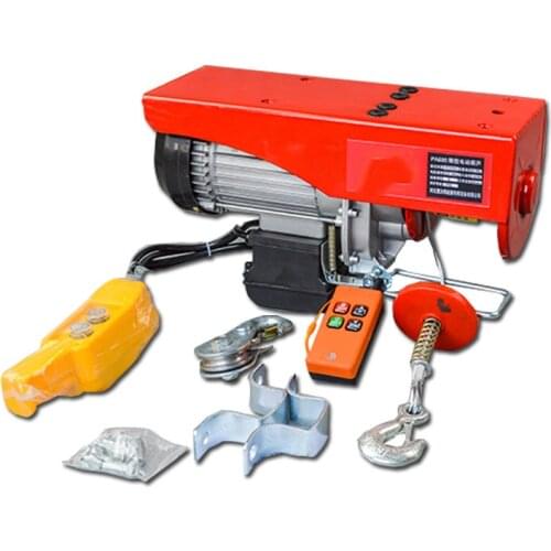 300/600kg Electric Hoist Lifting Wire Hanging Crane hoisting machine with wire rope pulling Electric Winch