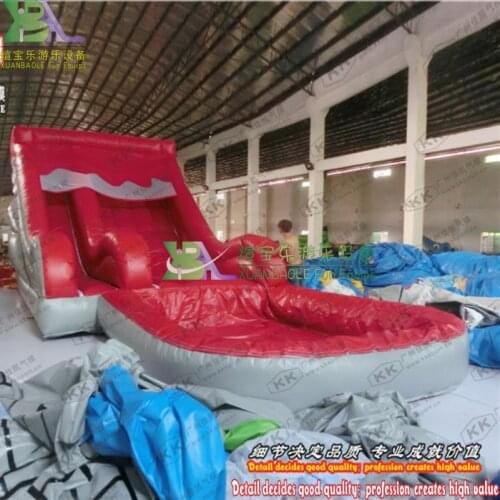 Red Water Slide for Adult Inflatable Pool Slide For Summer Time