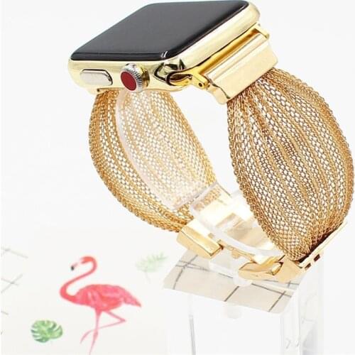 Light Luxury Metal Strap For Apple Watch Series 6 5 4 3 2 1 SE For Iwatch Band 38MM 42MM Girlfriend Bracelet Accessories Gift