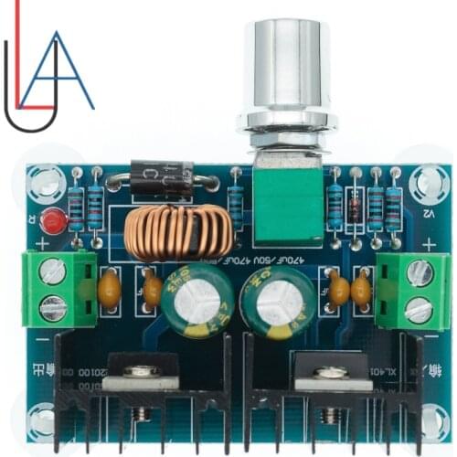 XH-M401 DC-DC Step Down Buck Converter Power Supply Module XL4016E1 PWM Adjustable 4-40V To 1.25-36V Step Down Board 8A 200W