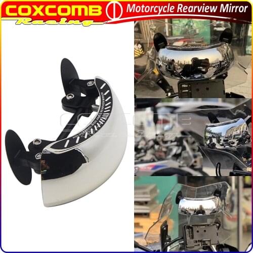 Motorcycle 180+ Wide Angle Safety Auxiliary Rear View Mirrors Blind Spot Mirror Universal for Yamaha Hoonda kawasaki Scooter