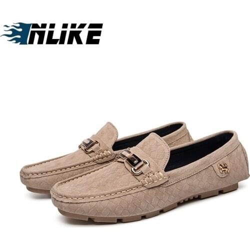 Men Loafers Real Leather Shoes Men Boat Shoes Brand Men Casual Leather Shoes Male Flat Shoes