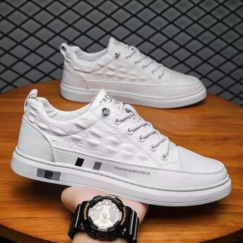 Men Casual Shoes Men Sneakers Lightweight Crocodile pattern Comfortable Breathable Sneakers Tenis masculino Zapatillas NanX507