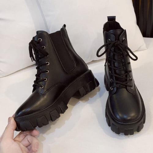 New Luxury Chelsea Boots Women Ankle Boots Chunky Winter Shoes Platform Ankle Boots Slip on Chunky Heel BV Boot Brand Botas