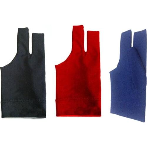 Boodun Lycra Billiard Cue Glove Pool Left Hand Open Three Finger Glove Fitness Accessories