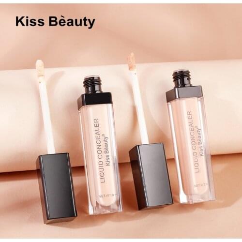 KISS BEAUTY Hydrating Light Mist Concealer To Cover Dark Circles And Acne Marks Liquid Foundation Brighten Face Makeup TSLM2